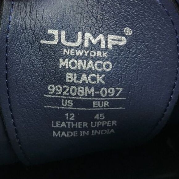 Jump New York Monaco Oxfords Dress Shoes Mens Sz 12M Black Leather Preppy Formal main image 10